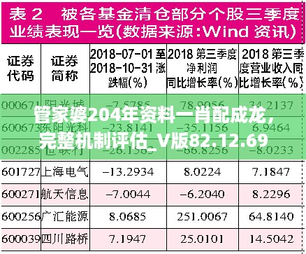 管家婆204年资料一肖配成龙，完整机制评估_V版82.12.69