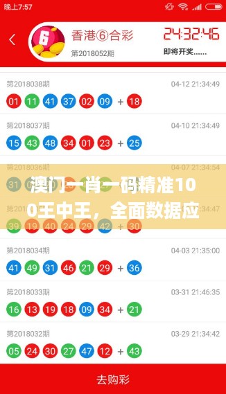 澳门一肖一码精准100王中王，全面数据应用实施_app96.69.86