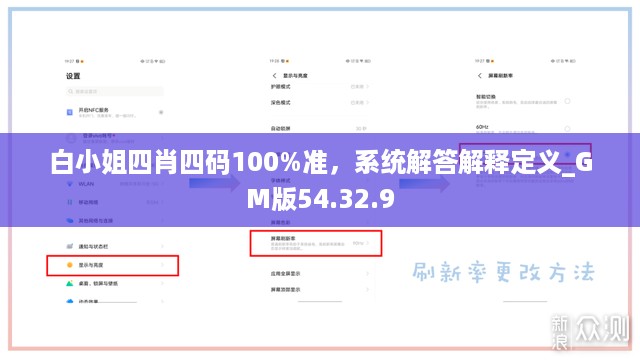 白小姐四肖四码100%准，系统解答解释定义_GM版54.32.9