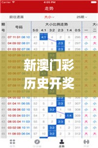 新澳门彩历史开奖记录走势图，持久性策略设计_网页版52.10.6