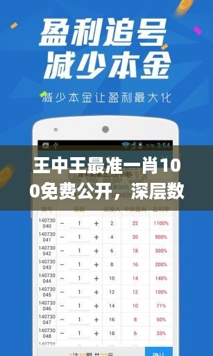 王中王最准一肖100免费公开，深层数据分析执行_app66.11.38