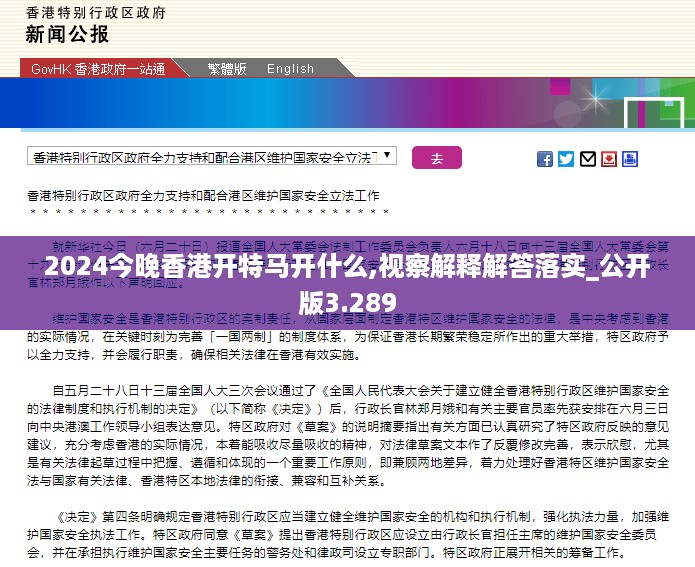 2024今晚香港开特马开什么,视察解释解答落实_公开版3.289