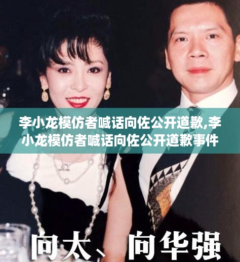 李小龙模仿者喊话向佐公开道歉事件，深度剖析与观点阐述背后的故事