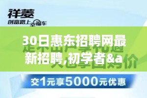 30日惠东招聘网最新招聘详解，初学者与进阶用户的招聘步骤指南