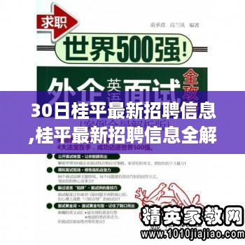 桂平最新招聘信息解析，30日求职黄金机遇全攻略