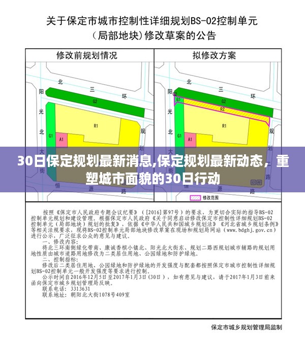 保定重塑城市面貌，最新规划动态与30日行动揭秘