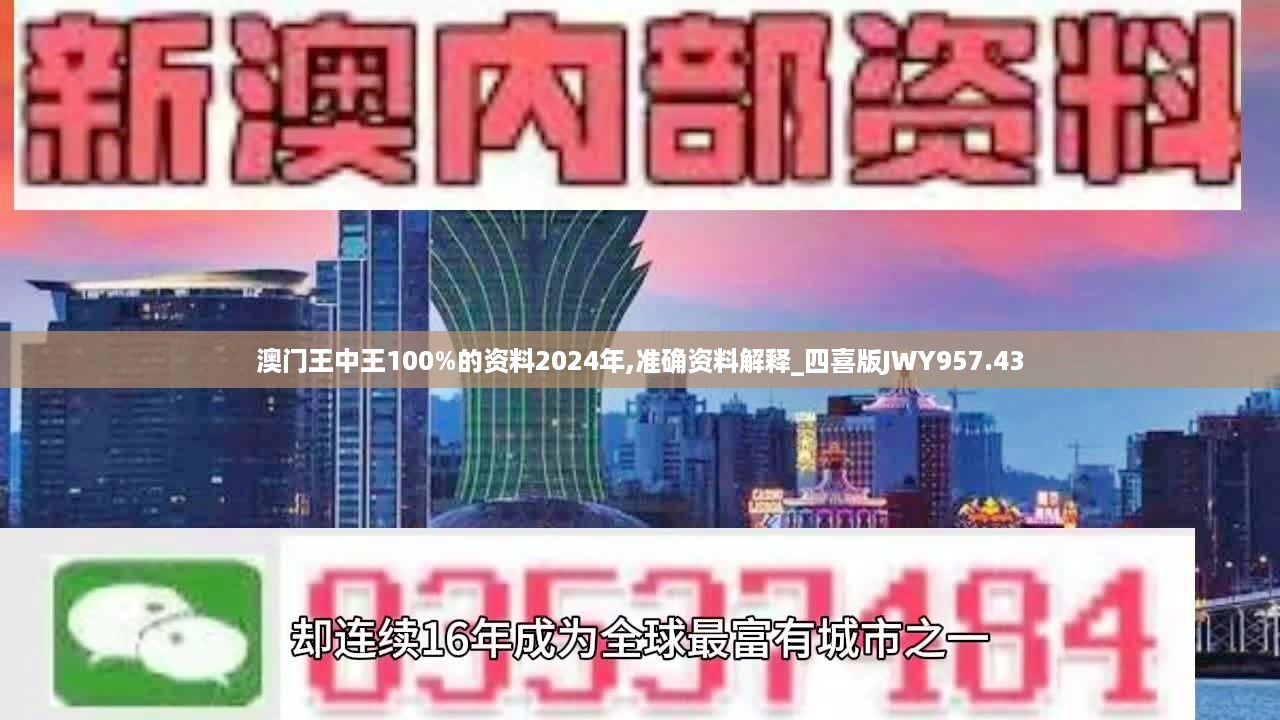 澳门王中王100%的资料2024年,准确资料解释_四喜版JWY957.43