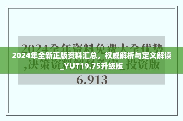 2024年全新正版资料汇总，权威解析与定义解读_YUT19.75升级版