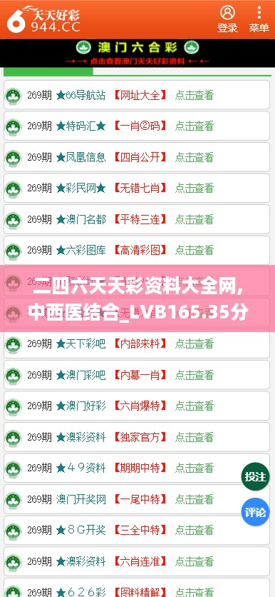 二四六天天彩资料大全网,中西医结合_LVB165.35分神