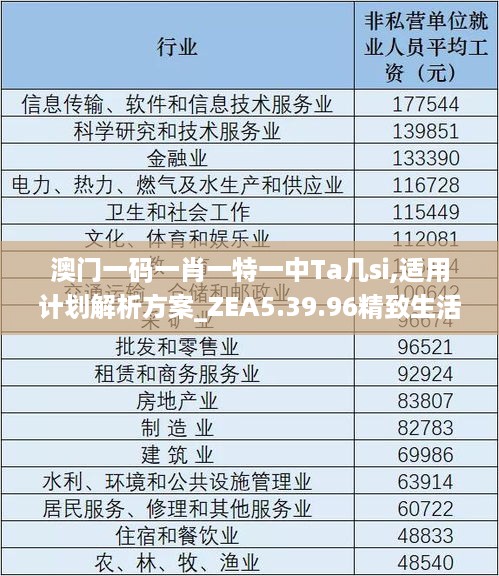 澳门一码一肖一特一中Ta几si,适用计划解析方案_ZEA5.39.96精致生活版