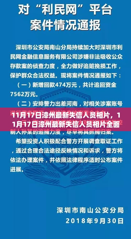 漳州失信人员相片曝光，最新失信人员相片全面评测介绍