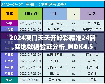 2024澳门天天开好彩精准24码,实地数据验证分析_MDK4.59.80力量版