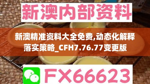 新澳精准资料大全免费,动态化解释落实策略_CFH7.76.77变更版