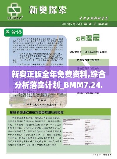 新奥正版全年免费资料,综合分析落实计划_BMM7.24.76业界版