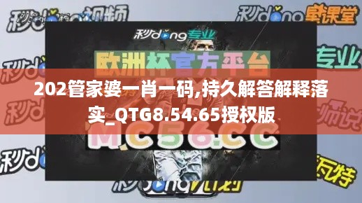 202管家婆一肖一码,持久解答解释落实_QTG8.54.65授权版