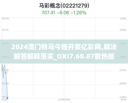 2024澳门特马今晚开奖亿彩网,解决解答解释落实_OXI7.60.87散热版