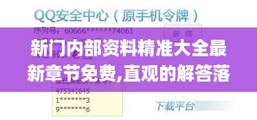 新门内部资料精准大全最新章节免费,直观的解答落实方法_XLR7.54.35精密版