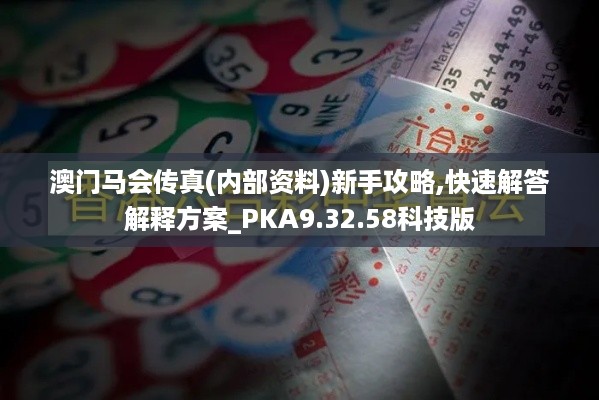 澳门马会传真(内部资料)新手攻略,快速解答解释方案_PKA9.32.58科技版