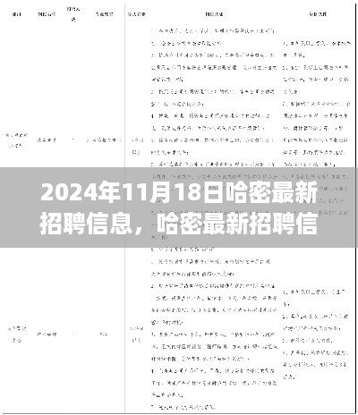 哈密最新招聘信息获取全攻略，求职指南（2024年哈密招聘信息速递）