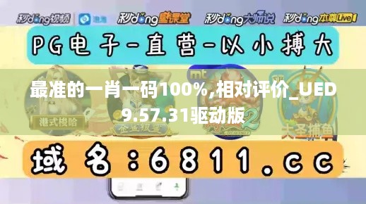 最准的一肖一码100%,相对评价_UED9.57.31驱动版