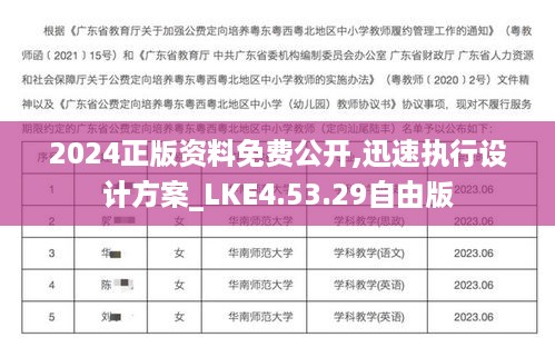 2024正版资料免费公开,迅速执行设计方案_LKE4.53.29自由版