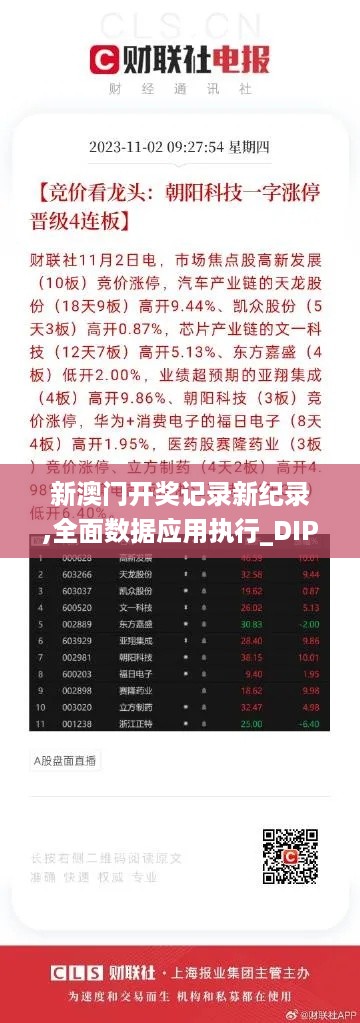 新澳门开奖记录新纪录,全面数据应用执行_DIP2.27.79水晶版