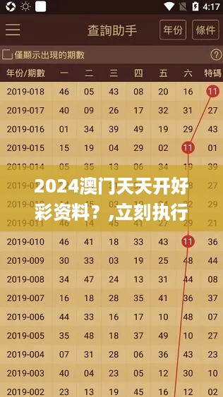 2024澳门天天开好彩资料？,立刻执行计划调整_ZUC9.23.71极限版