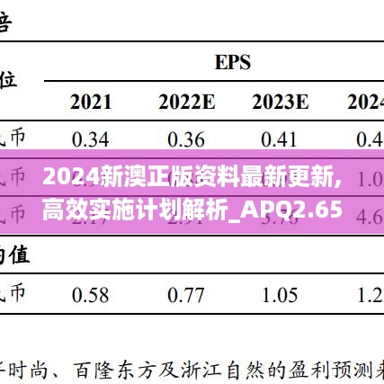 2024新澳正版资料最新更新,高效实施计划解析_APQ2.65.61探索版