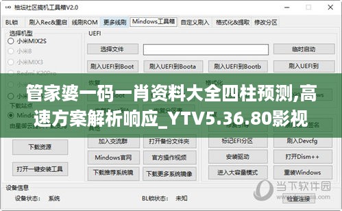 管家婆一码一肖资料大全四柱预测,高速方案解析响应_YTV5.36.80影视版