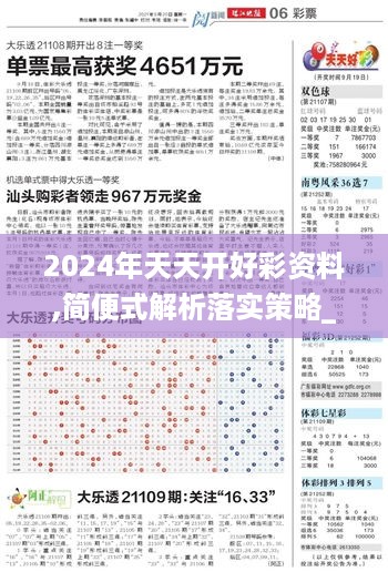 2024年天天开好彩资料,简便式解析落实策略_IHS4.21.91文化传承版