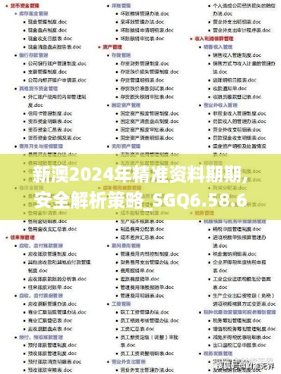 新澳2024年精准资料期期,安全解析策略_SGQ6.58.64随行版