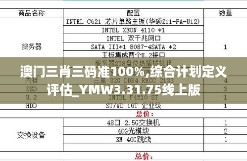 澳门三肖三码准100%,综合计划定义评估_YMW3.31.75线上版