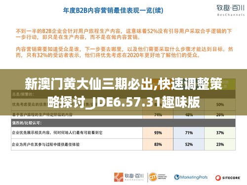 新澳门黄大仙三期必出,快速调整策略探讨_JDE6.57.31趣味版