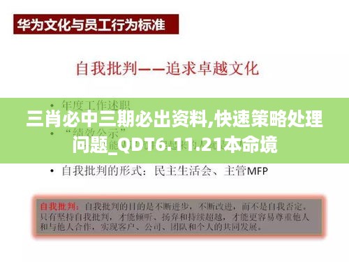 三肖必中三期必出资料,快速策略处理问题_QDT6.11.21本命境