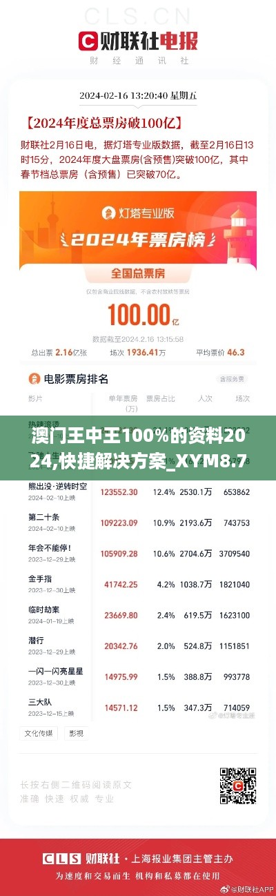 澳门王中王100%的资料2024,快捷解决方案_XYM8.71.66机器版