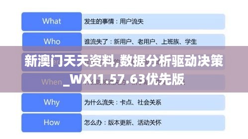 新澳门天天资料,数据分析驱动决策_WXI1.57.63优先版