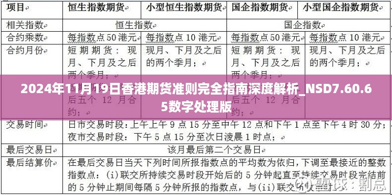 2024年11月19日香港期货准则完全指南深度解析_NSD7.60.65数字处理版