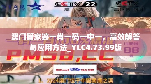 澳门管家婆一肖一码一中一，高效解答与应用方法_YLC4.73.99版