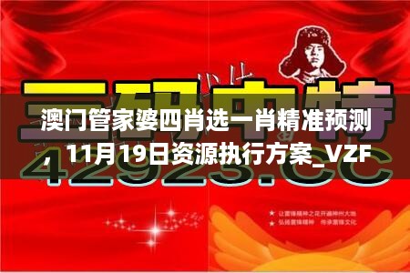 澳门管家婆四肖选一肖精准预测，11月19日资源执行方案_VZF1.54.33自由版