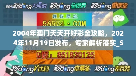 2004年澳门天天开好彩全攻略，2024年11月19日发布，专家解析落实_SZI7.32.68光辉版