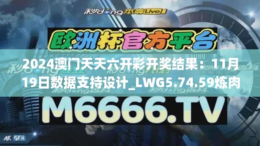 2024澳门天天六开彩开奖结果：11月19日数据支持设计_LWG5.74.59炼肉环境