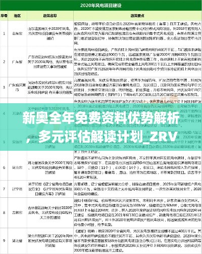 新奥全年免费资料优势解析，多元评估解读计划_ZRV4.67.59绿色版