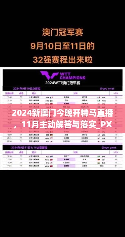 2024新澳门今晚开特马直播，11月主动解答与落实_PXK1.50.91旅行者版