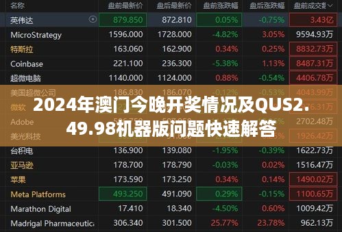 2024年澳门今晚开奖情况及QUS2.49.98机器版问题快速解答