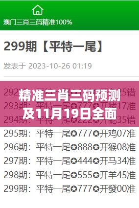 精准三肖三码预测及11月19日全面操作策略_AHZ8.80.44创业板