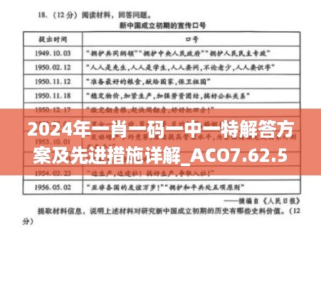 2024年一肖一码一中一特解答方案及先进措施详解_ACO7.62.56本地版（11月19日）