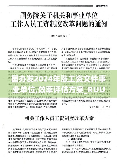 国办发2024年涨工资文件事业单位,效率评估方案_RUU67.416实验版