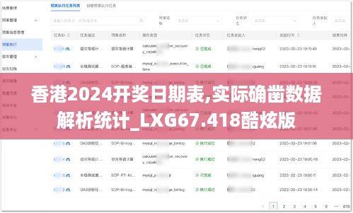 香港2024开奖日期表,实际确凿数据解析统计_LXG67.418酷炫版