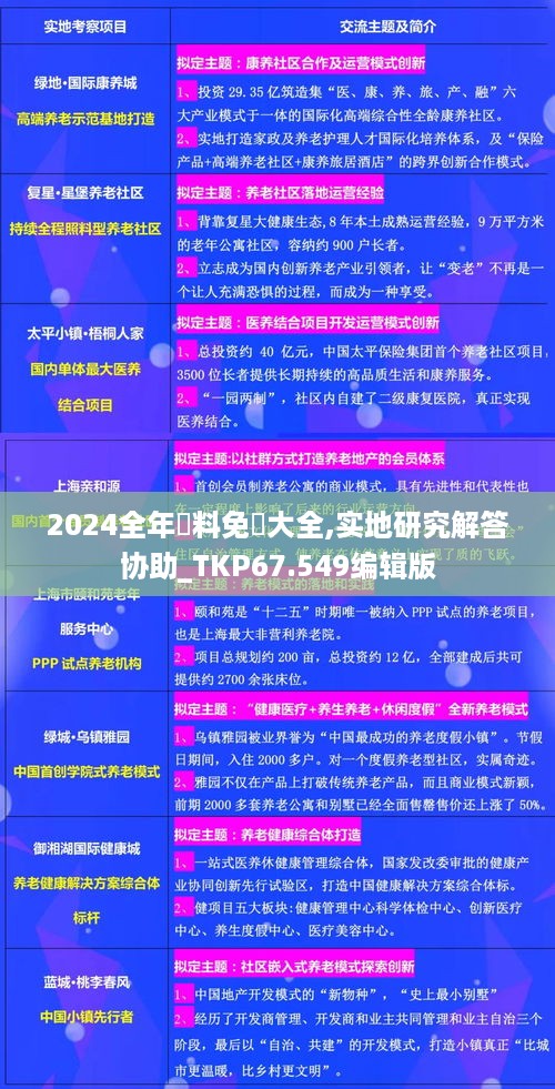 2024全年資料免費大全,实地研究解答协助_TKP67.549编辑版