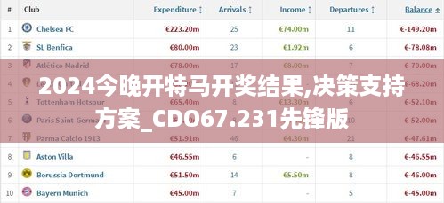 2024今晚开特马开奖结果,决策支持方案_CDO67.231先锋版